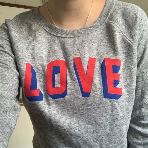 old navy LOVE crewneck - Picture 1 of 4
